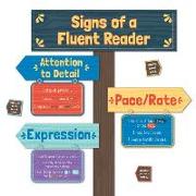 Signs of a Fluent Reader Mini Bulletin Board Set