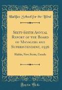 Sixty-Sixth Annual Report of the Board of Managers and Superintendent, 1936