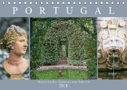 Portugal - Historische Quintas und Gärten (Tischkalender 2018 DIN A5 quer)