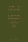 European Yearbook / Annuaire Européen, Volume 64 (2016)