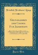 Grundlehren der Chemie für Jedermann