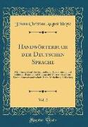 Handwörterbuch der Deutschen Sprache, Vol. 2