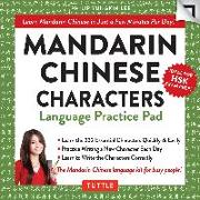 Mandarin Chinese Characters Language Practice Pad