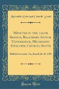 Minutes of the 129th Session, Baltimore Annual Conference, Methodist Episcopal Church, South