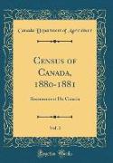 Census of Canada, 1880-1881, Vol. 3