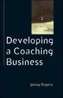 Developing a Coaching Business