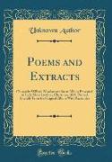 Poems and Extracts