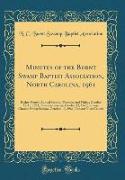 Minutes of the Burnt Swamp Baptist Association, North Carolina, 1961
