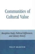 Communities of Cultural Value