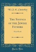 The Sayings of the Jewish Fathers