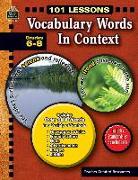 101 Lessons: Vocabulary Words in Context