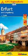 ADFC-Regionalkarte Erfurt und Umgebung, 1:75.000, mit Tagetourenvorschlägen, reiß- und wetterfest, E-Bike-geeignet, GPS-Tracks Download