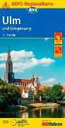 ADFC-Regionalkarte Ulm und Umgebung mit Tagestouren-Vorschlägen, 1:75.000, reiß- und wetterfest, GPS-Tracks Download
