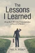 The Lessons I Learned