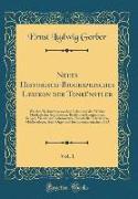 Neues Historisch-Biographisches Lexikon der Tonkünstler, Vol. 1