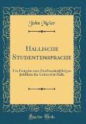 Hallische Studentensprache