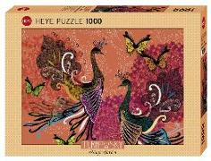 Peacocks & Butterflies Puzzle 1000 Teile
