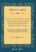 Trustees' Sale by Order of the Tilden Trust of Household Furniture, and Steinway Rosewood Grand Piano: Furniture Consists of Beautifully Carved Drawin