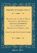 Minutes of the Sixty-Third Session of the Georgia Annual Conference of the Methodist Protestant Church, 1892: Mount Carmel, Henry County, Georgia (Cla