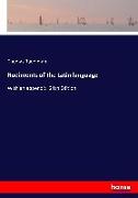 Rudiments of the Latin language