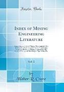 Index of Mining Engineering Literature, Vol. 2