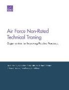 Air Force Non-Rated Technical Training: Air Force Non-Rated Technical Training