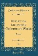 Detlev von Liliencron Gesammelte Werke, Vol. 5