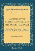 Analysis of the Elementary Sounds of the English Language