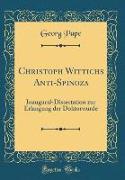 Christoph Wittichs Anti-Spinoza