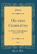 OEuvres Complètes, Vol. 7