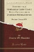 Schematismus Venerabilis Cleri Graeci Ritus Catholicorum Dioecesis Munkacsiensis: Pro Anno Domini 1859 (Classic Reprint)