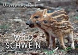 Unverwechselbar - Wildschwein (Wandkalender 2018 DIN A2 quer)