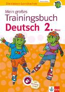 Mein großes Trainingsbuch Deutsch 2. Klasse. Mit Online-Übungen und Belohnungsstickern