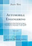 Automobile Engineering, Vol. 2 of 6