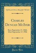 Charles Duncan McIver