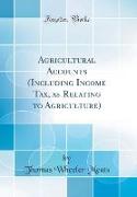 Agricultural Accounts (Including Income Tax, as Relating to Agriculture) (Classic Reprint)