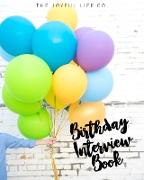 The Birthday Interview Book- Canadian Spelling