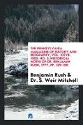 Historical notes of Dr. Benjamin Rush, 1777