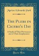 The Plebs in Cicero's Day