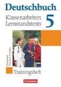 Deutschbuch Gymnasium, Trainingshefte, 5. Schuljahr, Klassenarbeiten, Lernstandstests - Nordrhein-Westfalen, Trainingsheft mit Lösungen