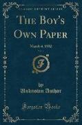 The Boy's Own Paper, Vol. 4