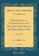 Missions de la Congrégation des Missionnaires Oblats de Marie Immaculée, Vol. 22