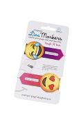 Line Markers (Emoji/Laugh&Love) | Magnetische Lesezeichen | 2er Set