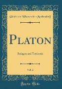 Platon, Vol. 2