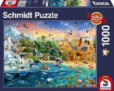 Die Welt der Tiere - Puzzle 1000 Teile
