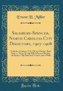 Salisbury-Spencer, North Carolina City Directory, 1907-1908