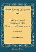 International Catalogue Of Scientific Literature