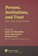 Persons, Institutions, and Trust