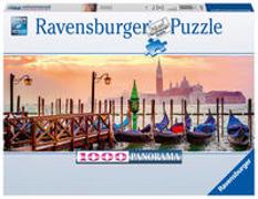 Ravensburger Puzzle 15082 - Gondeln in Venedig - 1000 Teile Puzzle für Erwachsene und Kinder ab 14 Jahren, Puzzle im Panorama-Format
