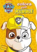 Colora con Rubble. Paw Patrol